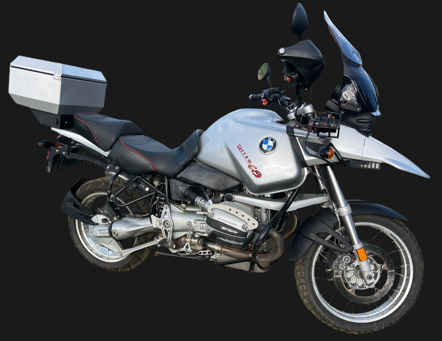 R1150 GS/GSA SAE and 5.5x2.5 coax heated gear mount